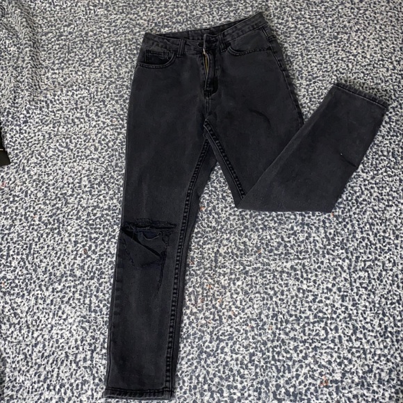 Black, Unif, size 25 jeans. - Picture 1 of 3